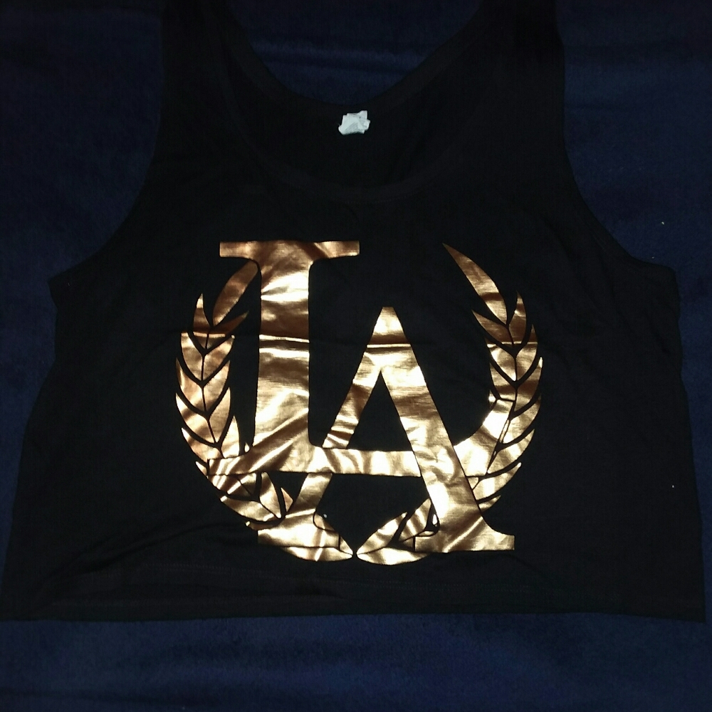 L.A croptop from a shop in Santa Monica California